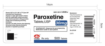 paroxetine-30mg 500s - paroxetine 30mg 500s